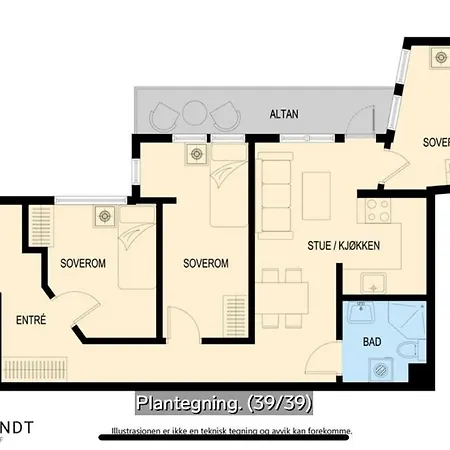 Appartement Koselig Bygardsleilighet I Sentrum Bergen